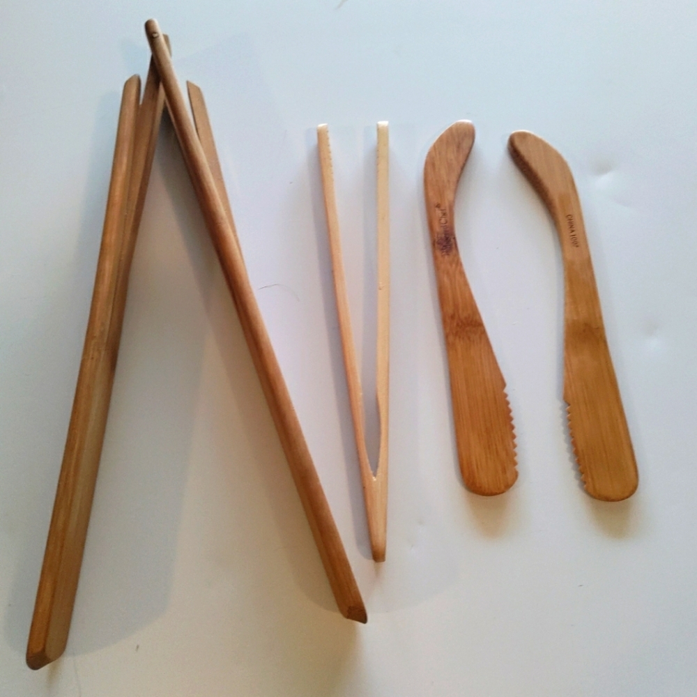 Pampered Chef Bamboo Utensils